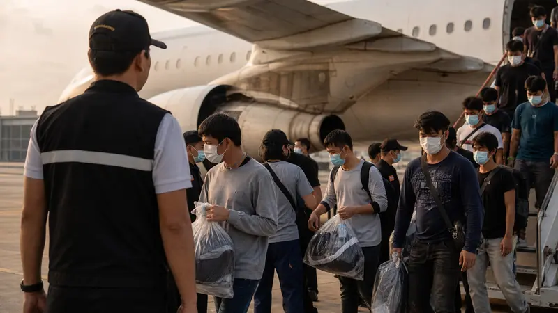 Pengusiran 41 Pekerja Thai dari Laos Setelah Razia Perjudian Ilegal